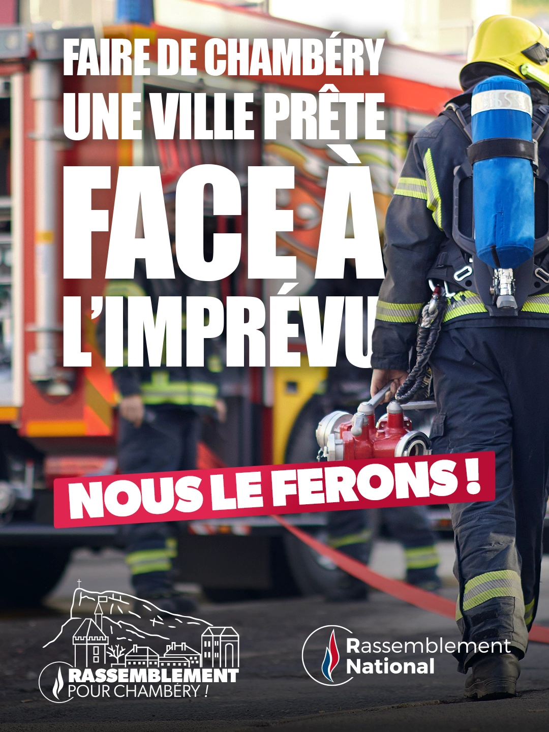 Faire de Chambéry une ville prête face à l'imprévu, nous le ferons !