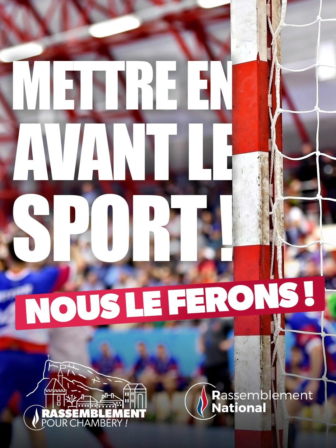 Mettre en avant le sport, nous le ferons !